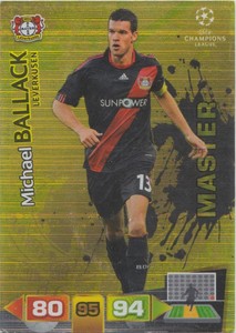 PANINI ADRENALYN XL UEFA CHAMPIONS LEAGUE 2011/12 MICHAEL BALLACK MASTER
