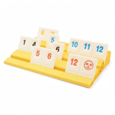 Rummikub erweitertes Ablagebrett -  Stabiler Aufsteller mit vier Reihen Gold - Bild 1 von 4