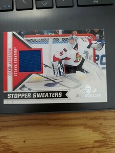 2010-11 Panini All Goalies Stopper Sweaters #6 Craig Anderson