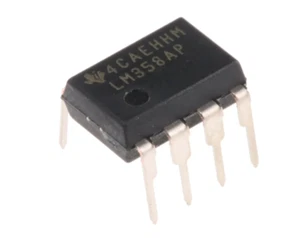 LM358AP Texas Instruments, Precision, Op Amp, 700kHz, 5 to 28 V, 8-Pin PDIP - Picture 1 of 2