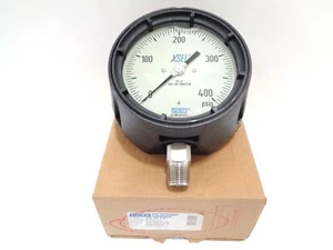 WIKA Xsel Type: 233.34 4.5" Range: 400PSIG, 1/2" NPT LM Process Gauge - Picture 1 of 4