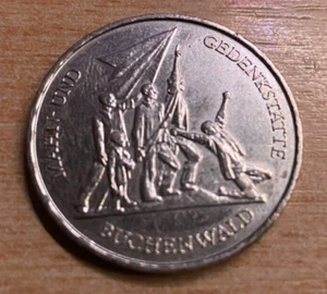 DDR Münze 10 Mark 1972 Mahn-und Gedenkstätte Buchenwald Gedenkmünze - Bild 1 von 2