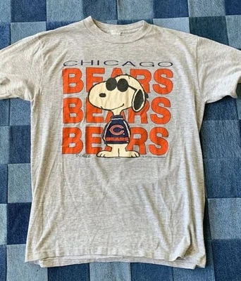 Camiseta Remake Chicago Bears NFL Fútbol Dibujos Animados Joe Cool Peanuts HN3803 Foto 1 de 2