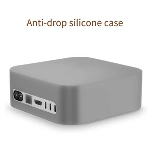Stylish and Practical Silicone Case for Mac Mini 2024 Easy Access Ports - Photo 1/5