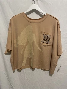 Disney Listen With Your Heart Pocahontas Crop Top NWT Size M - Picture 1 of 6