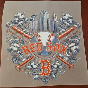 Boston Red Sox Colorful 8" DTF Heat Transfer Iron On FREE Shipping (C1/4) - Picture 1 of 1