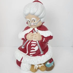 Vintage Christmas Mrs. Santa Claus 13" Tall Figurine Atlantic Mold Peggy 1980 - Picture 1 of 14