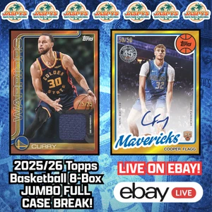 Los Angeles Clippers 2025/26 Topps Basketball NBA 8er Box Jumbo Case Break #4 - Bild 1 von 1