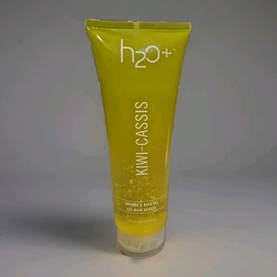 Nuevo gel de ducha y baño H2O+ grande 8,5 oz hecho en EE. UU. Kiwi Cassis RARO Foto 1 de 4