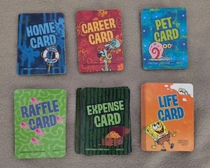2005 Spongebob Squarepants Game of Life Replacement 77 Cards - Picture 1 of 7