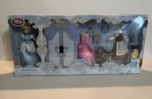 Disney Store Prinzessin Aschenputtel Kleiderschrank Mini Puppe Spielset Neu im Karton - Bild 1 von 14