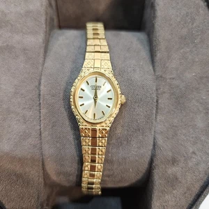 Orologio Vintage Donna Citizen Tono Oro Donna Quarzo In Scatola 5920-S077982 - Foto 1 di 10