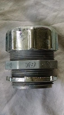 1-1/2" Strain Relief Cord Connector Straight with Lock Ring 30-3416-26 Lot of 5 Foto 1 de 4