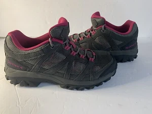 BEARPAW Women's Grey and Pink Olympus Hiking Shoes Size 7 FREE SHIPPING - Picture 1 of 4
