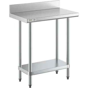 18 Zoll x 30 Zoll Edelstahl Vorbereitung Arbeit Restaurant Tisch mit Backsplash - Bild 1 von 11