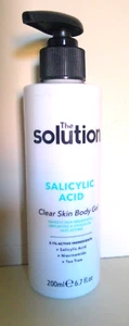 The Solution Salicylic Acid, Clear Skin Body Gel, Targets Skin Breakouts, 200ml - Picture 1 of 2