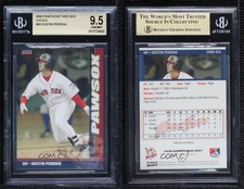 2006 Choice Pawtucket Red Sox Dustin Pedroia #24 BGS 9.5 GEM MINT Rookie RC
