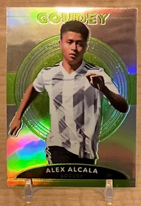 2022 Upper Deck Goodwin Champions Goudy Rainbow Neon Green Alex Alcala #GP2 - Picture 1 of 5