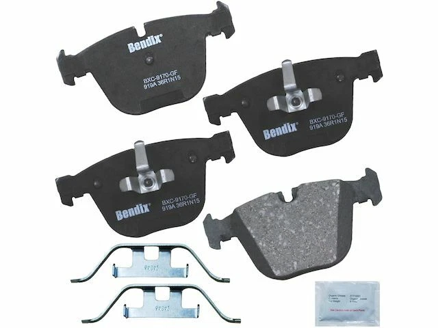 Juego de pastillas de freno traseras Bendix para BMW 550i GT xDrive 2010-2015 94SZKH Foto 1 de 1