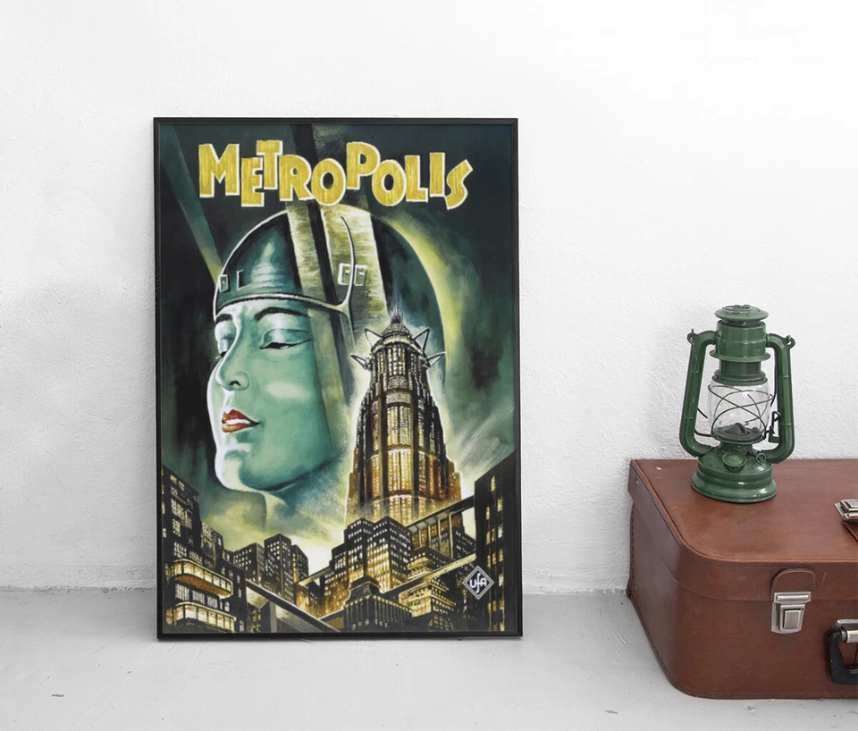 Filmposter Metropolis Fritz Lang UFA 1927 Plakat Kunstdruck Poster - Bild 1 von 3