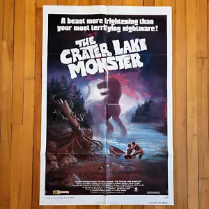 The Crater Lake Monster (1977) Original 1-SH Movie Poster 27x41" Horror - Picture 1 of 1