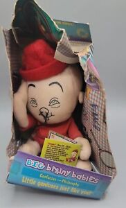 Vintage Big Brainy Babies Confucius Plush Stuffed Toy Figure 5.5"