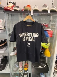 BRAND NEW Travis Scott WWE Tee Black Size L SHIPS FAST - Picture 1 of 2