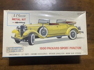 KIT MÉTAL HUBLEY N°4859 1930 PACKARD SPORT PHAETON 1:22 années 1960 scellé usine ! - Photo 1 sur 5