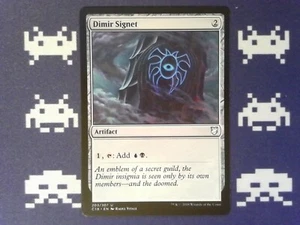 Dimir Signet Commander 2018 REAL PHOTOS - Magic the Gathering Artifact - Picture 1 of 2