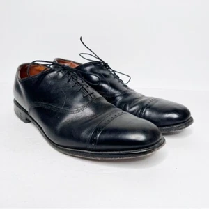 Allen Edmonds Straight Tip Bal schwarz Leder Kalbsleder 901 Oxford elegante Schuhe 13 - Bild 1 von 8
