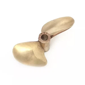Propeller P1.6 65mm 6.35mm 1/4" Copper Prop NEW for RC Boat O Vee MONO Boat - Picture 1 of 11