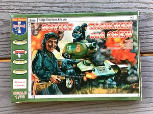 ORION 1/72 Scale WW II Soviet Tankmen and Crew 1943-45 39 Figures Kit 72036 NIB - Picture 1 of 9
