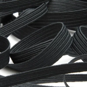 10 yards Elastic Band for DIY Mask - 1/4" (6mm) : US Stock Ready to Ship (Black) - Picture 1 of 1