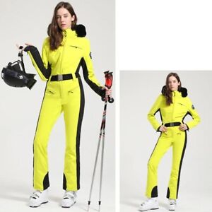 Winter Overalls One-Piece Ski Suit Thermal Snowboard Jacket Jumpsuits Ski Set