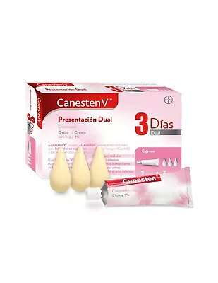 Canesten V DUAL 3 Days Ovules and Cream/Canesten V Dual 3 Dias Ovulos y Crema!! - Image 1 of 2