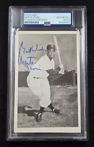 MONTE IRVIN Signed Real Photo Postcard-HOF-NEW YORK GIANTS-PSA - Picture 1 of 4