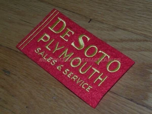 DESOTO PLYMOUTH 4 " PATCH - Picture 1 of 2