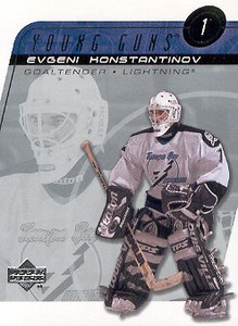 2002-03 Upper Deck Lightning Hockey Card #221 Evgeni Konstantinov YG