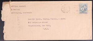 MayfairStamps Australie 1965 Wollongong to Poughkeepsie NY couverture aaj_48717