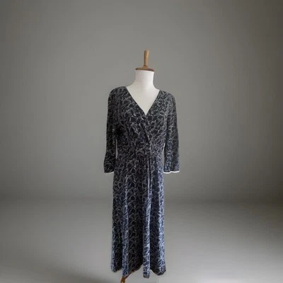 Seasalt Cornwall Chacewater Dress Wrap Floral Organic Cotton Size Uk  12 VGC - Изображение 1 из 4