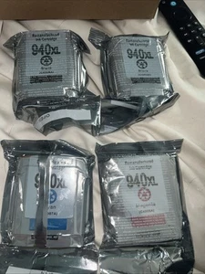 Cartucho de tinta negro GENUINO HP 940XL paquete de 2 C4906A envío gratuito - Imagen 1 de 4