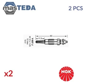 7503 ENGINE GLOW PLUGS NGK 2PCS FOR FORD ESCORT VII,MONDEO II,ESCORT '95,FIESTA - Picture 1 of 5