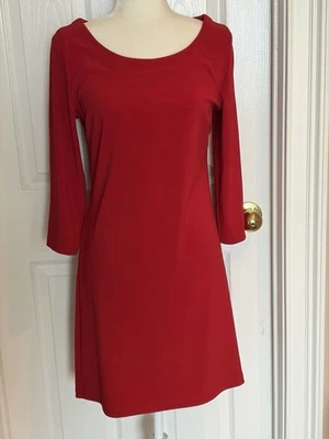 Vestido swing tejido BOSTON PROPENS Beyond Travel - rojo - talla pequeña - nuevo sin etiquetas Foto 1 de 3