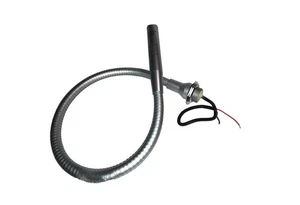 Gooseneck Microphone Standard Gooseneck Size Wired Type Silver - Picture 1 of 2