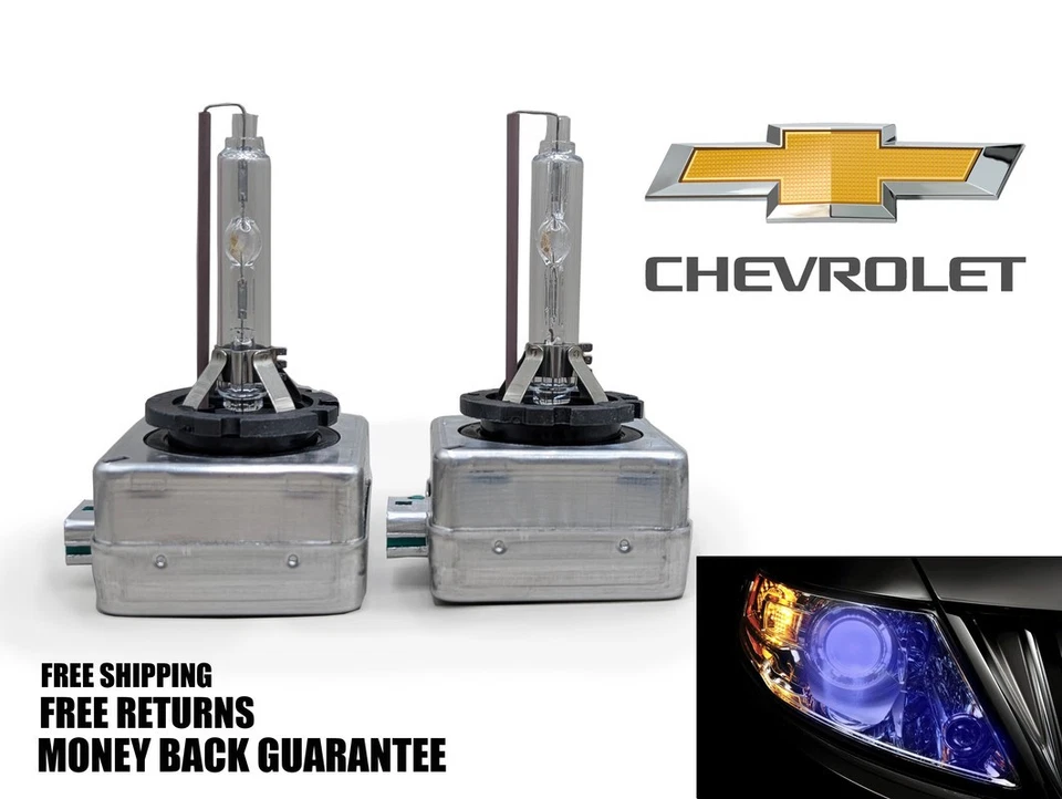 Bombilla de faro de xenón HID azul profundo 10000K para Chevrolet SS 2014-2017 haz bajo x2 Foto 1 de 1