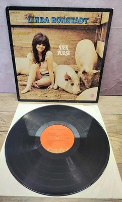 Linda Ronstadt - Silk Purse - 1970 Vinyl LP -- Capitol ST-407 Nm album - Image 1 of 4