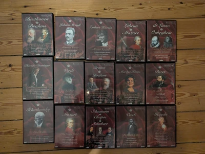 DVD Sammlung Silverline Classics (15x) – Opern, Klassik, Komponisten Mozart,uvm. - Bild 1 von 2