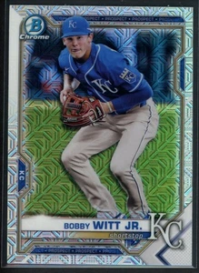 Bowman Chrome Bobby Witt Jr 2021 #BCP-193 Mega Box Mojo Refractor - Imagen 1 de 2