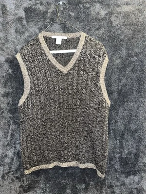 Chaleco Suéter Vintage Geoffrey Beene Moteado Cuello en V - Talla L Foto 1 de 3