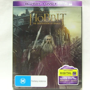 The Hobbit Desolation of Smaug Blu-Ray + DVD Steelbook - Picture 1 of 4